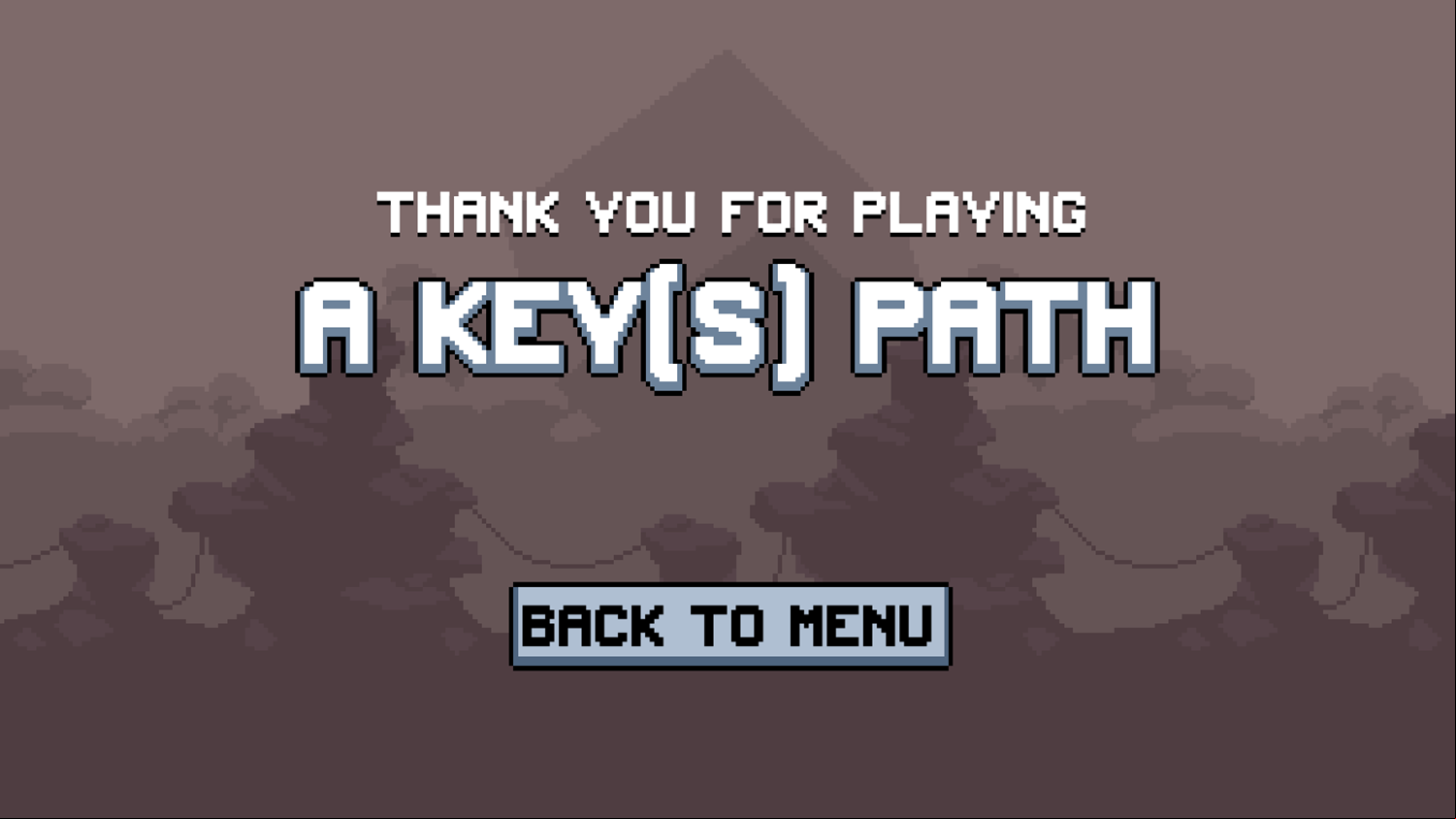 A Keys Path Game Complete Screenshot.