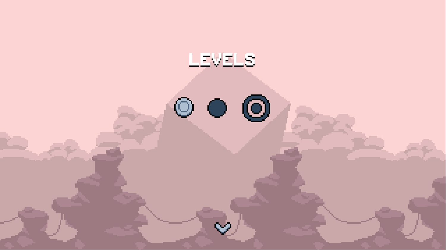 A Keys Path Game Level Select Screenshot.