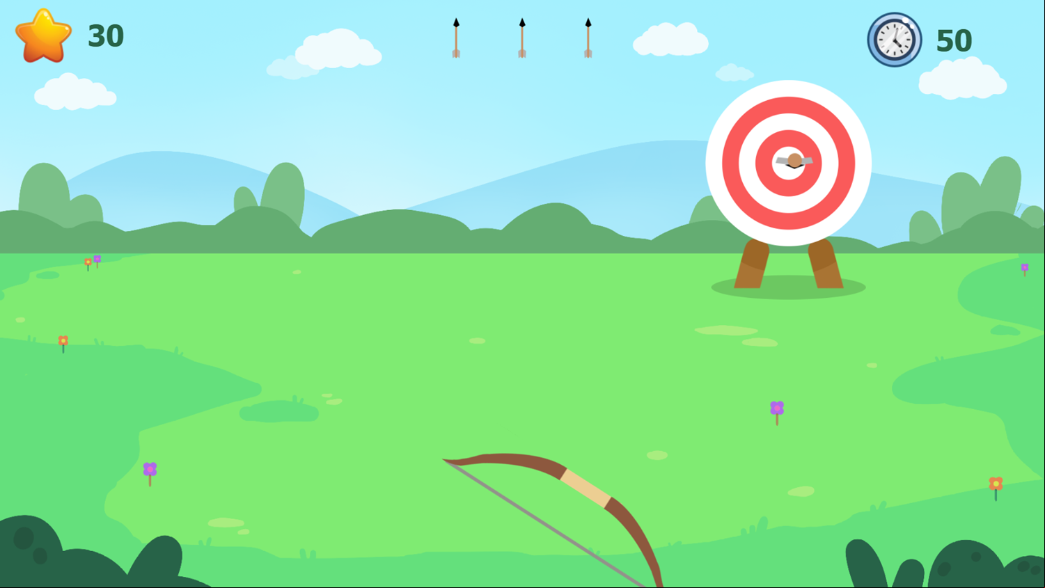 Arrows Game Play Screenshot.