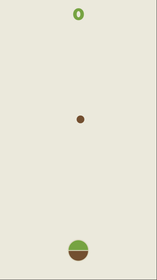 Ball Catcher Game Start Screenshot.