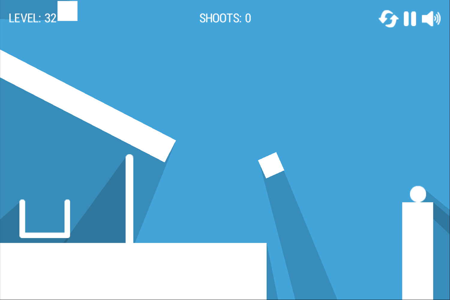 Ball In The Hole Game Final Level Screenshot.