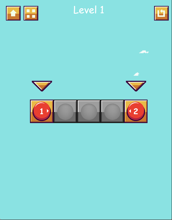Ball Toss Puzzle Game Introduction Screen Screenshot.