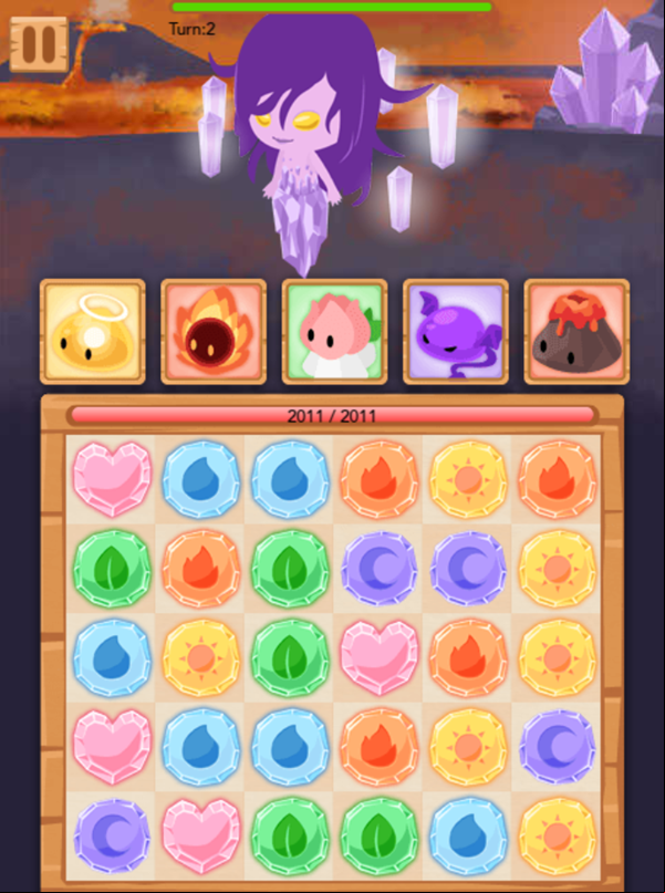 Battle Monster Game Fifth Boss Screenshot.