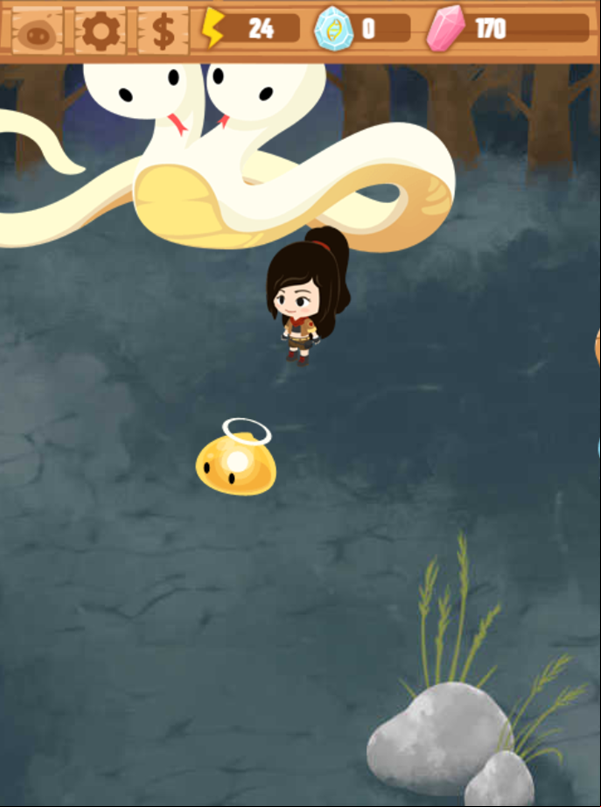 Battle Monster Game Fourth Boss Screenshot.