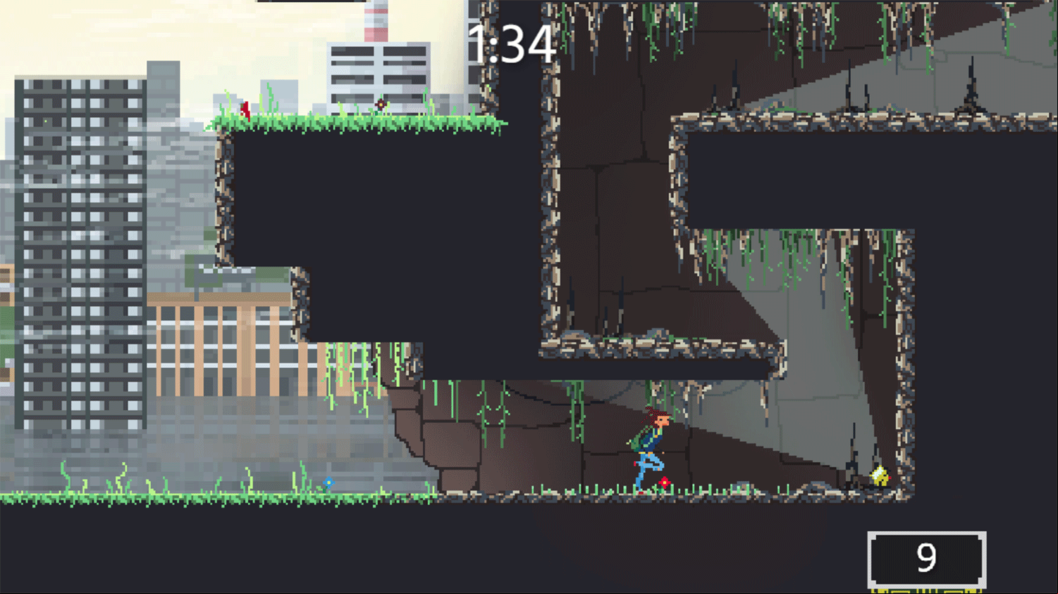 Blue Sea City Game Play Screenshot.