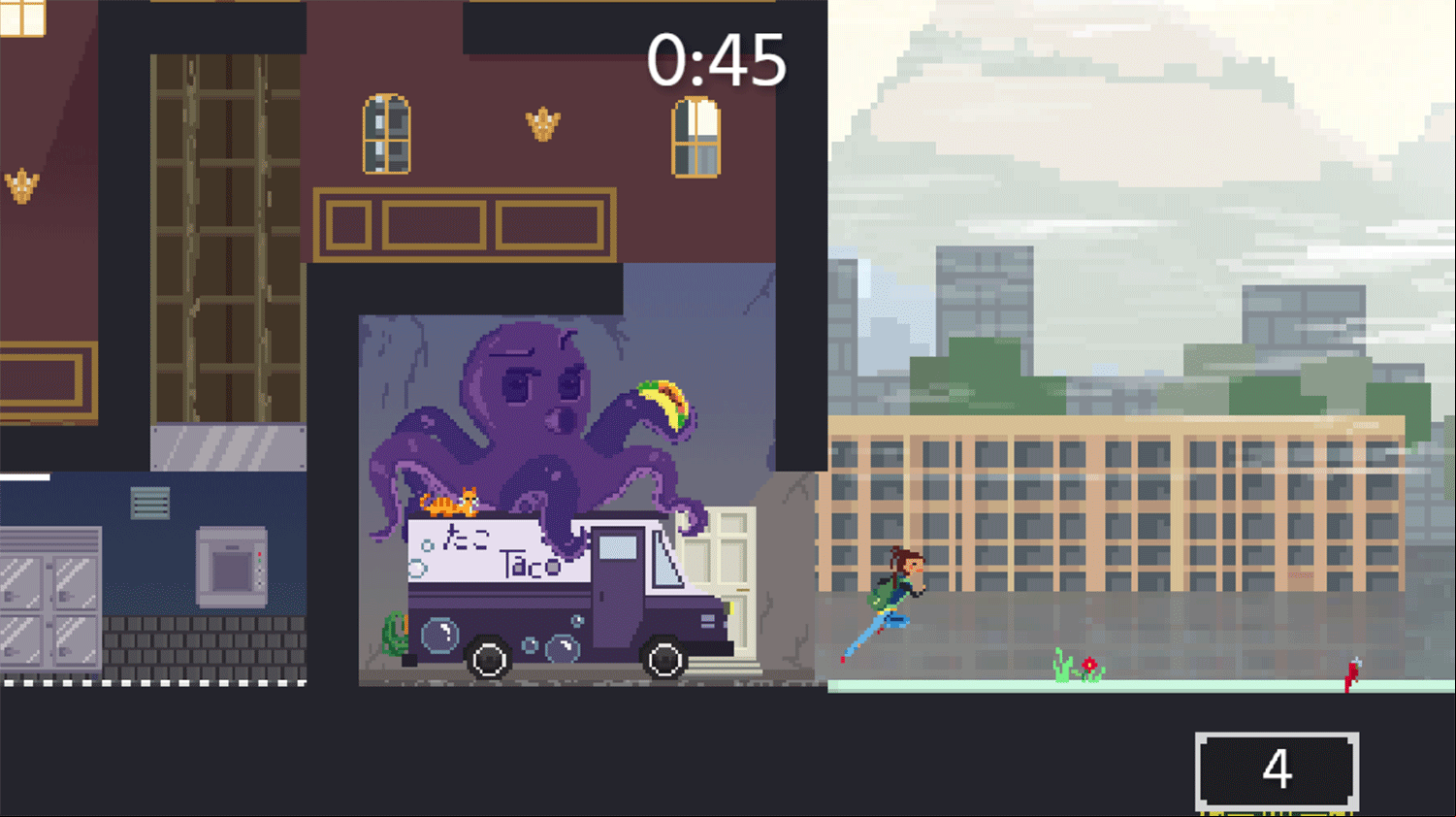 Blue Sea City Game Screenshot.