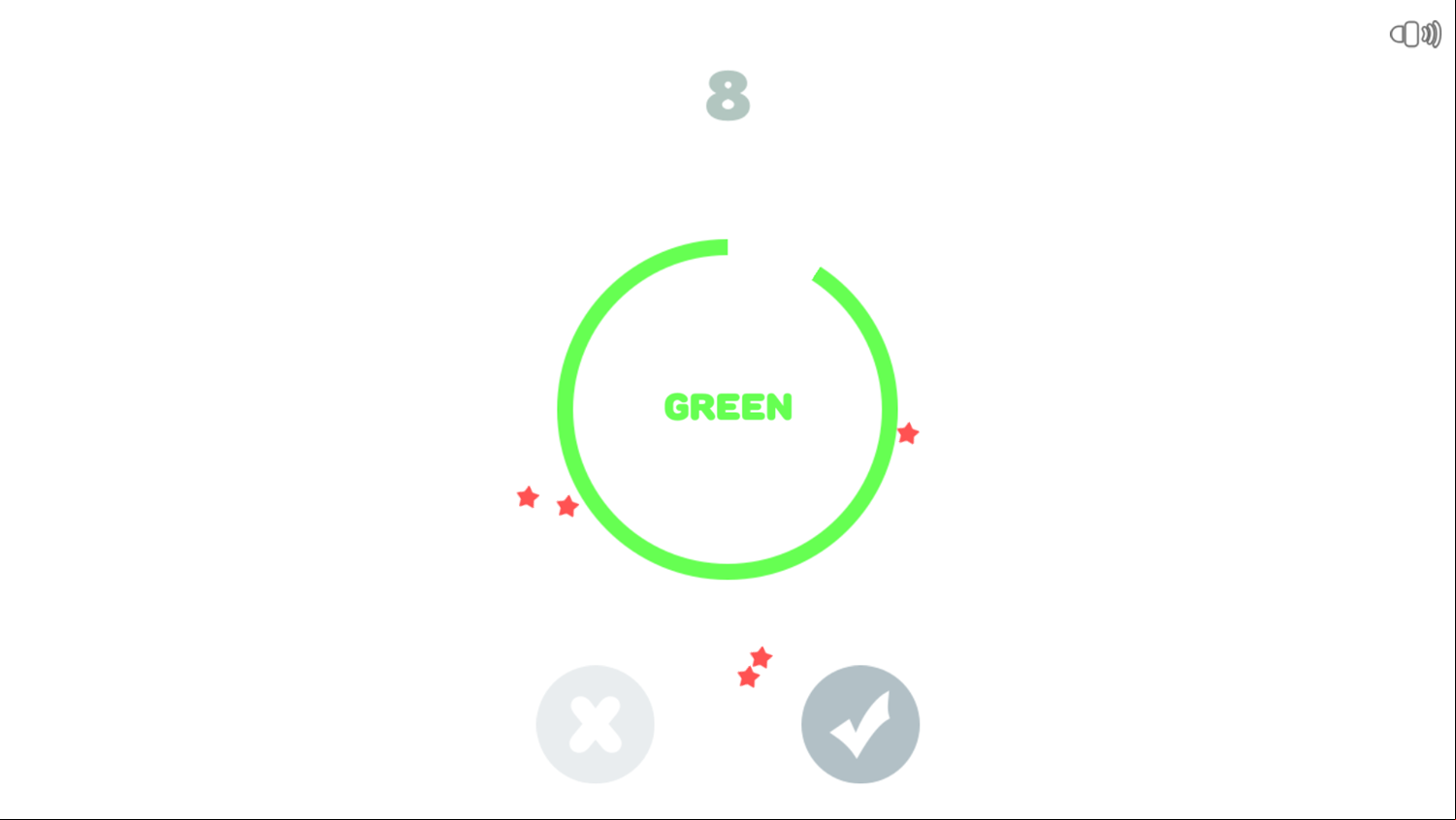 Brain Colors Game Play Screenshot.