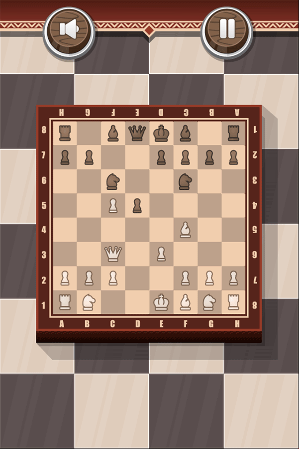 Chess Board Game Play Screenshot.