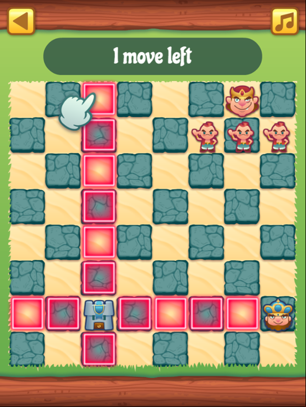 Chess Challenges for Clever Minds Tutorial Move Screenshot.