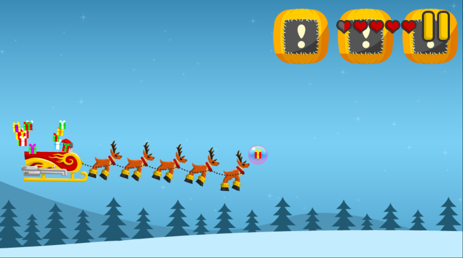 Christmas Furious Game Screenshot.