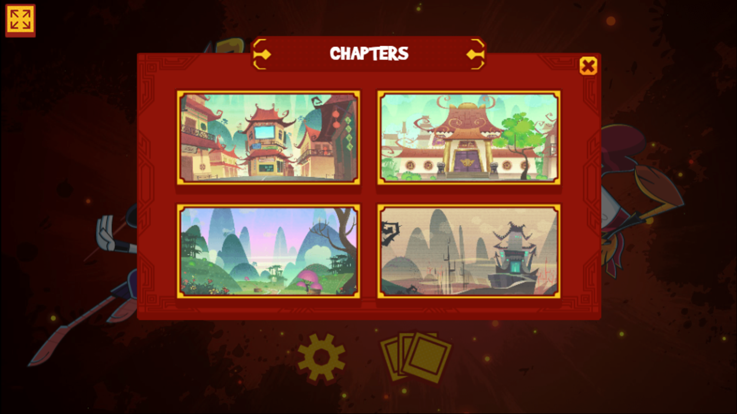 Chuck Chicken the Magic Egg Chapter Select Screenshot.