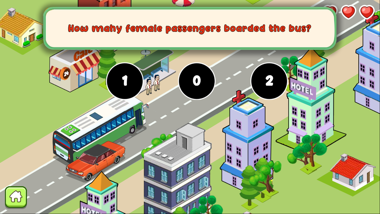 City Ride Game Play Screenshot.