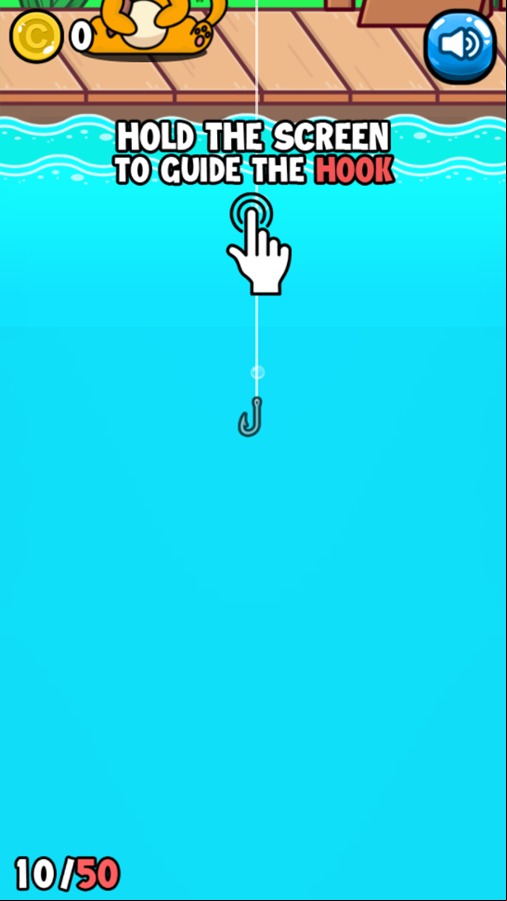 Crazy Fishing Game How To Play Screenshot.