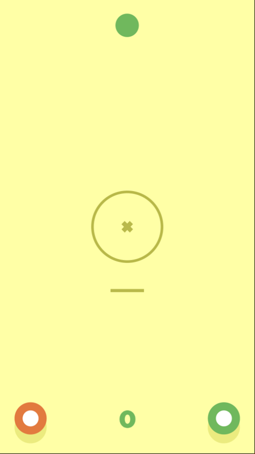 Cross Shot Game Start Screenshot.