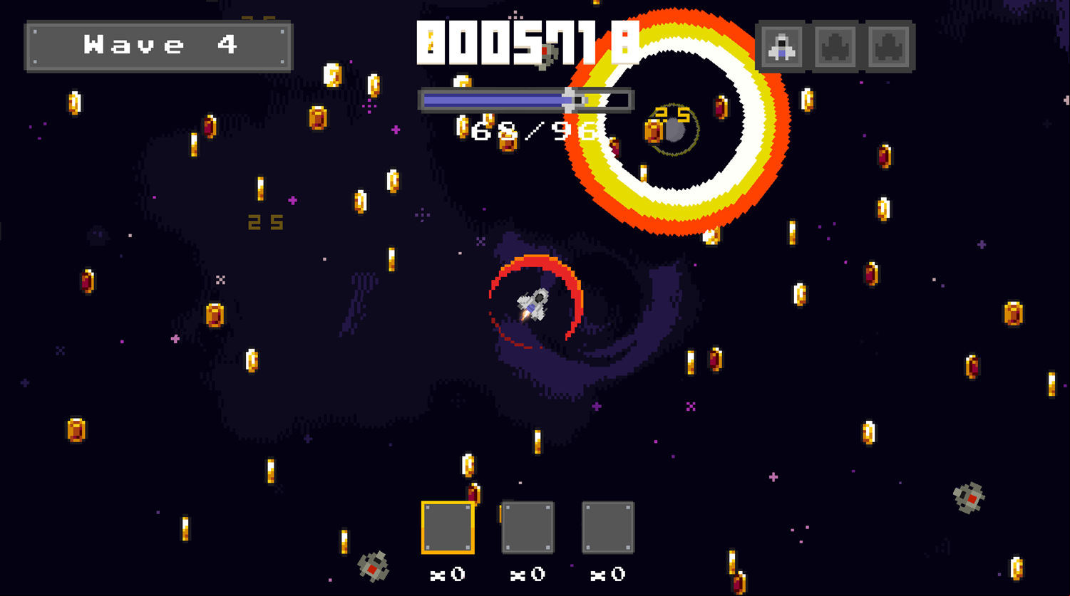 Defence Game Progress Screenshot.