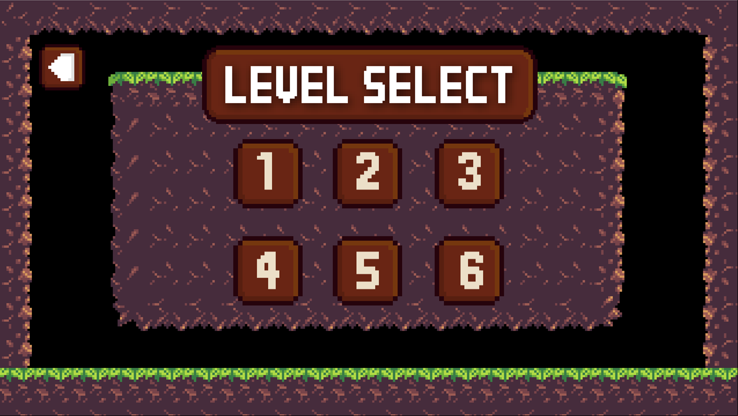 Drop Slime Adventure Game Level Select Screen Screenshot.