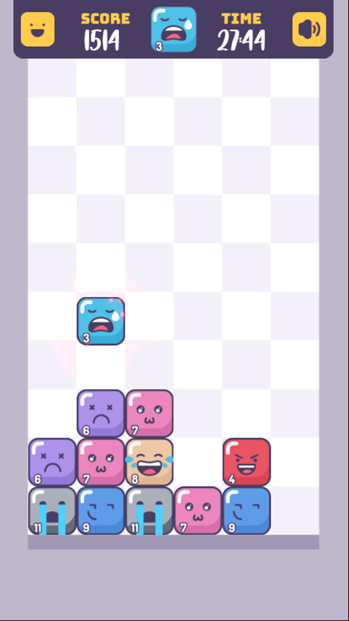 Emoji Merge Game Progress Screenshot.