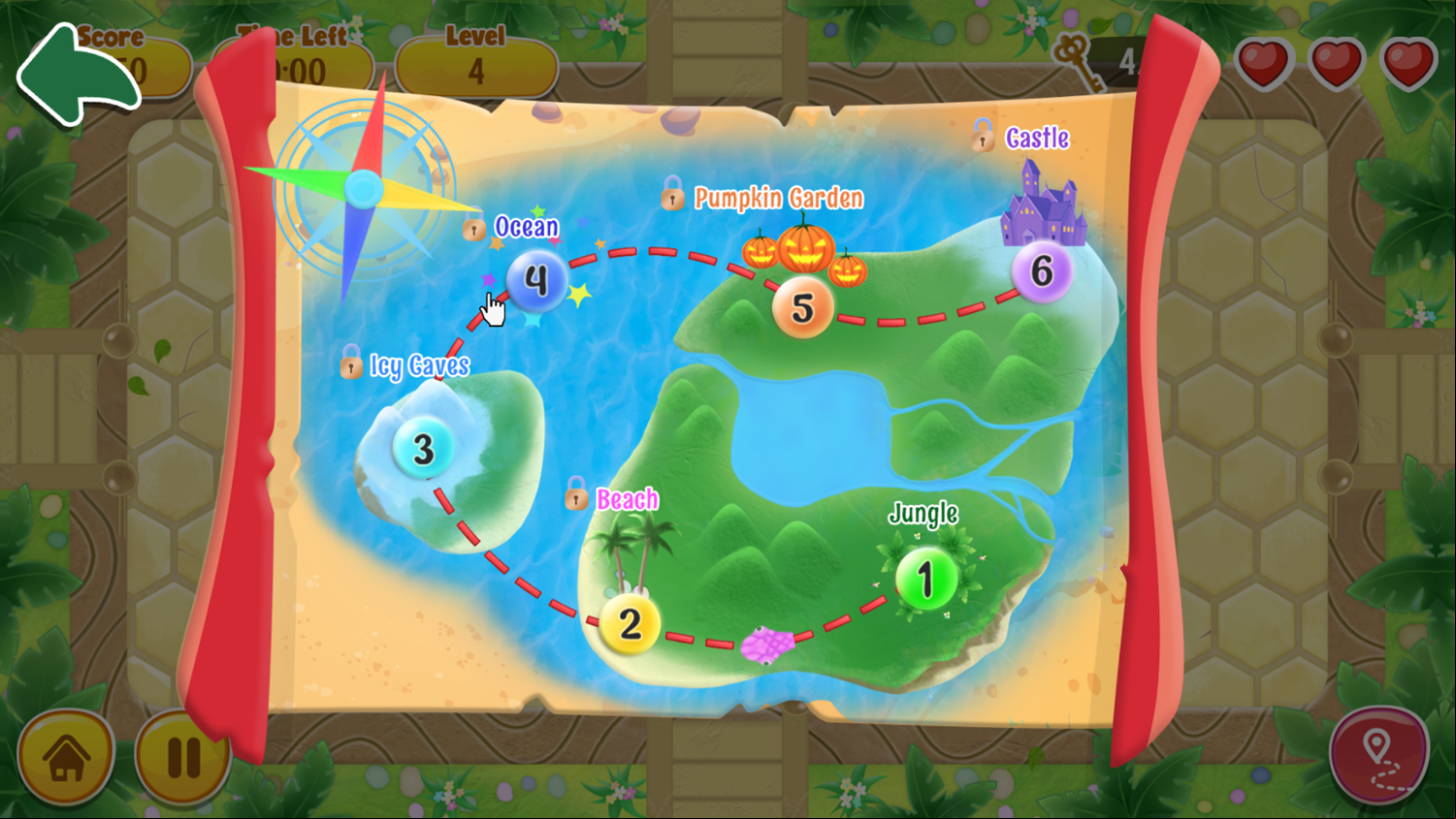 Feed The Snake Game Change Map Screenshot.