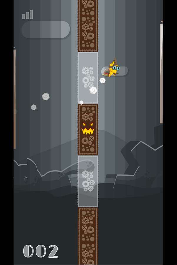FlapCat Halloween Game Screenshot.
