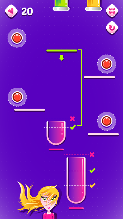 Foam Party Game Level Challenge Screenshot.