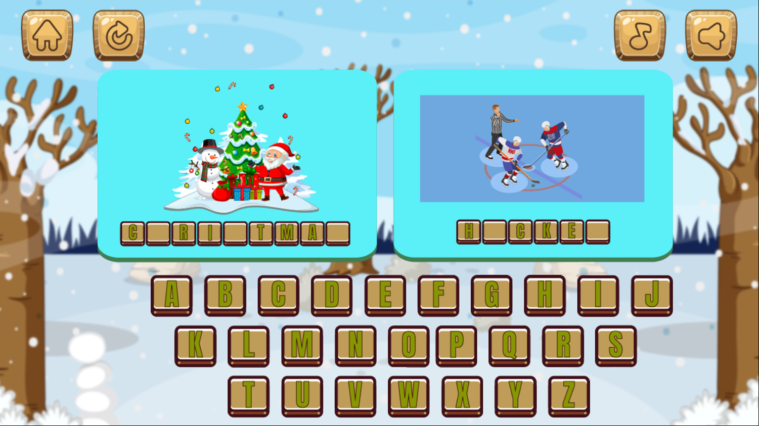 Four Seasons Game Level Start Screenshot.
