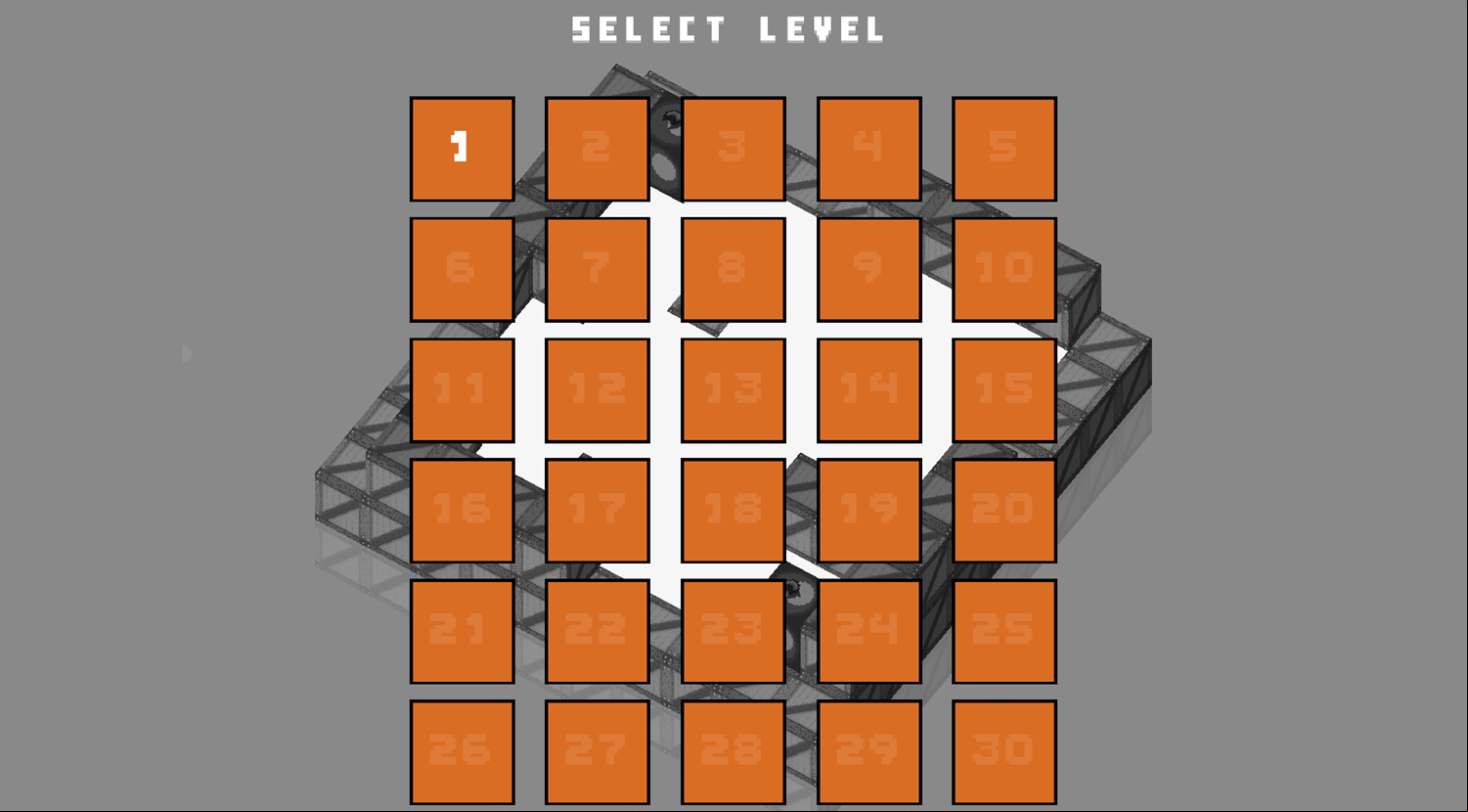 Fruit Slider Game Level Select Screenshot.