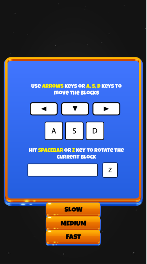 Gem Tetrix Game How To Play Screenshot.