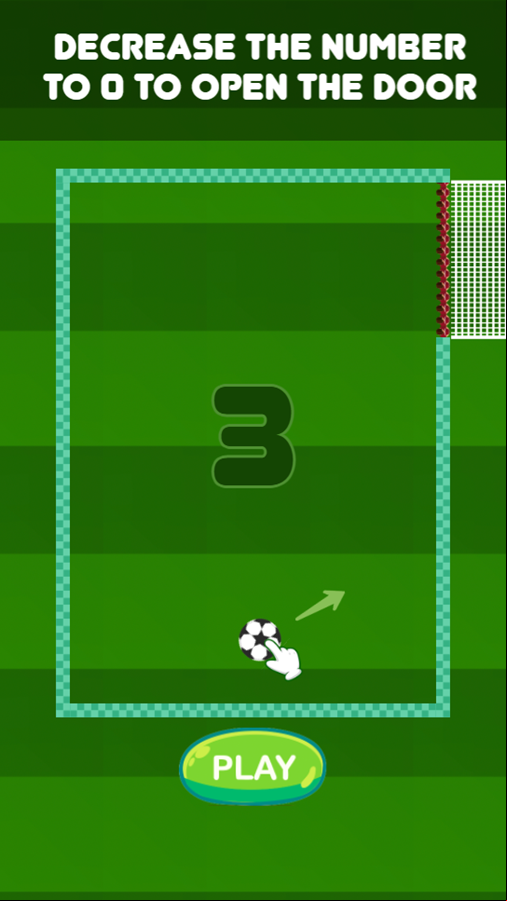 Goal Finger Soccer Game How To Play Screenshot.