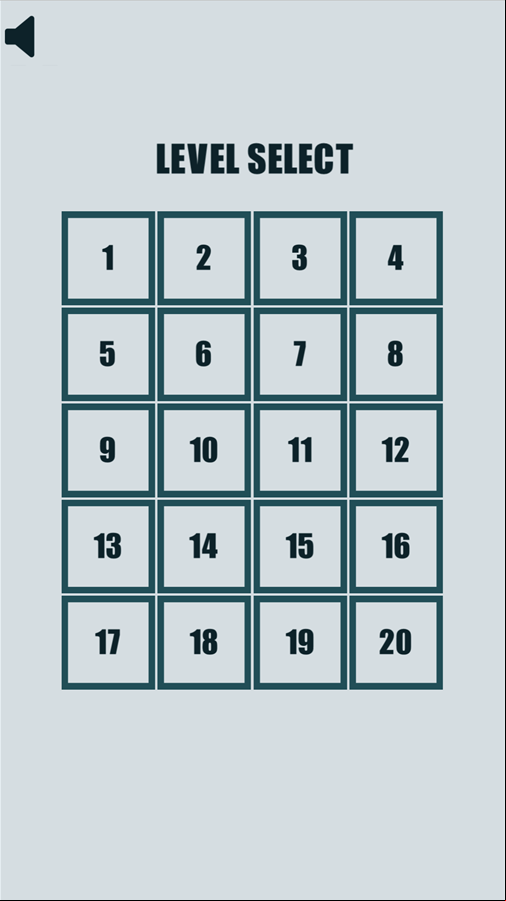 Beetle Solitaire Game Level Select Screen Screenshot.