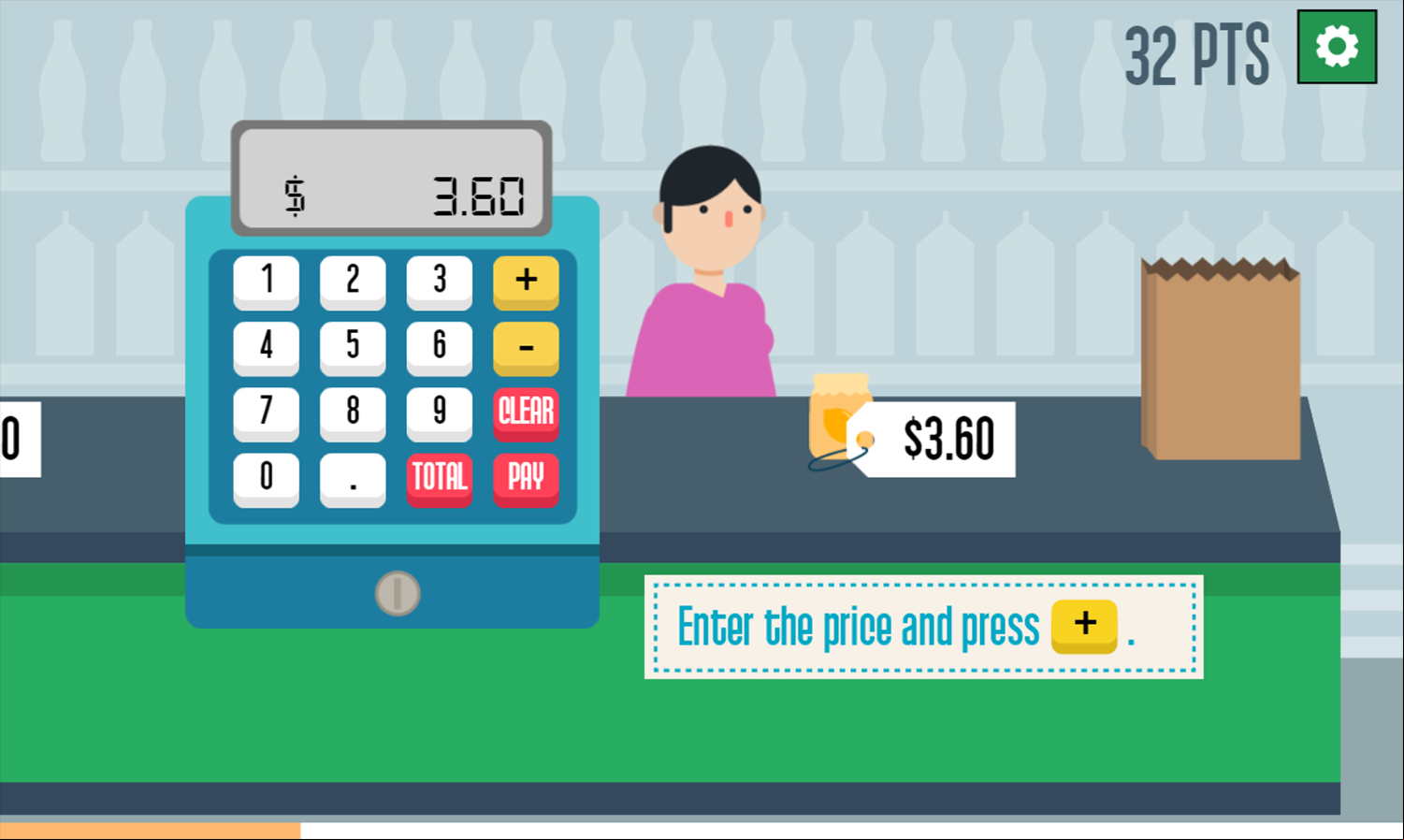 Grocerie Cashier Game Screenshots.