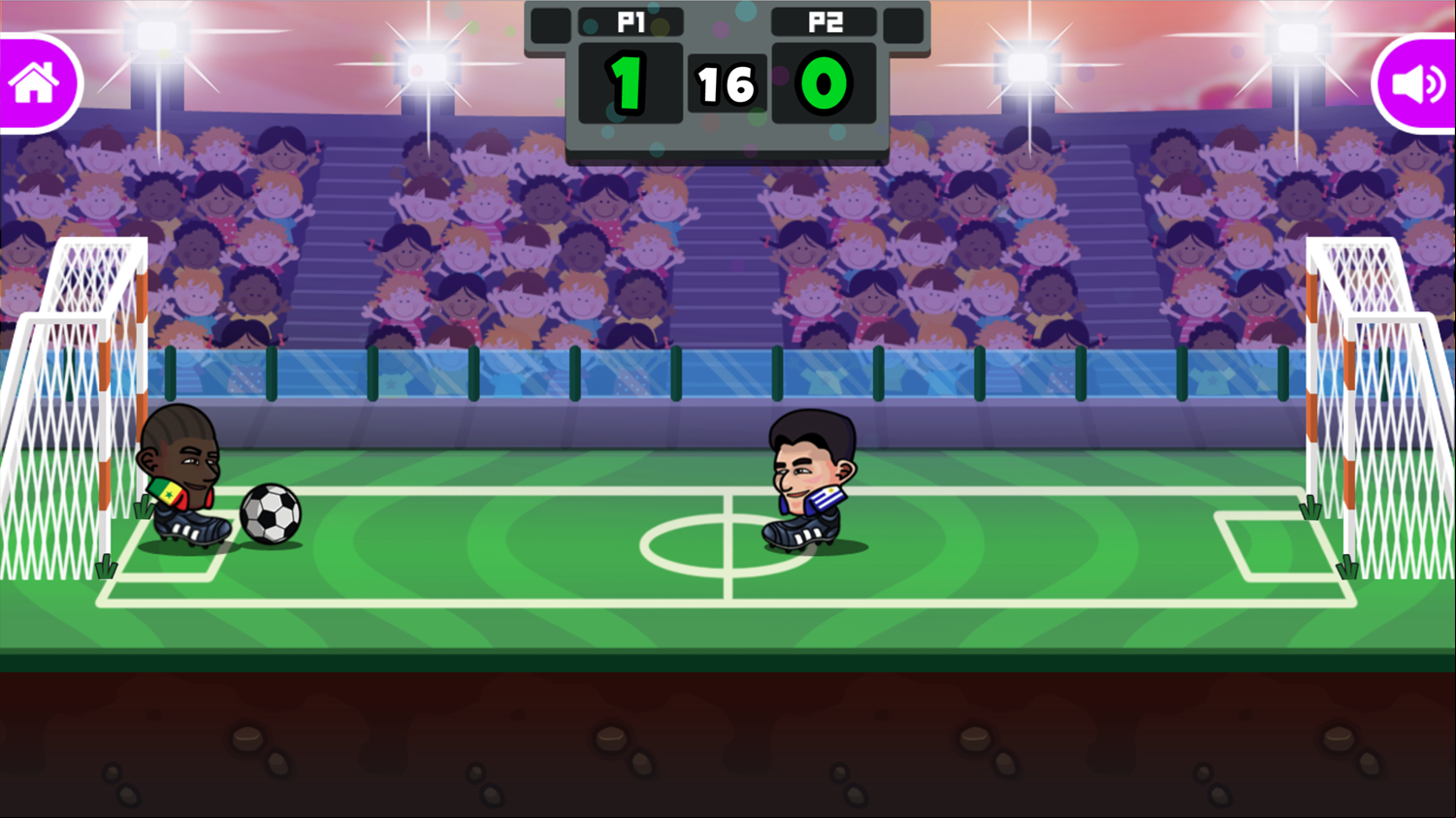 Head Soccer Game Screenshot.