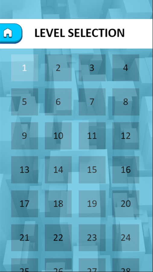 Hide N' Seek.io Game Level Select Screen Screenshot.
