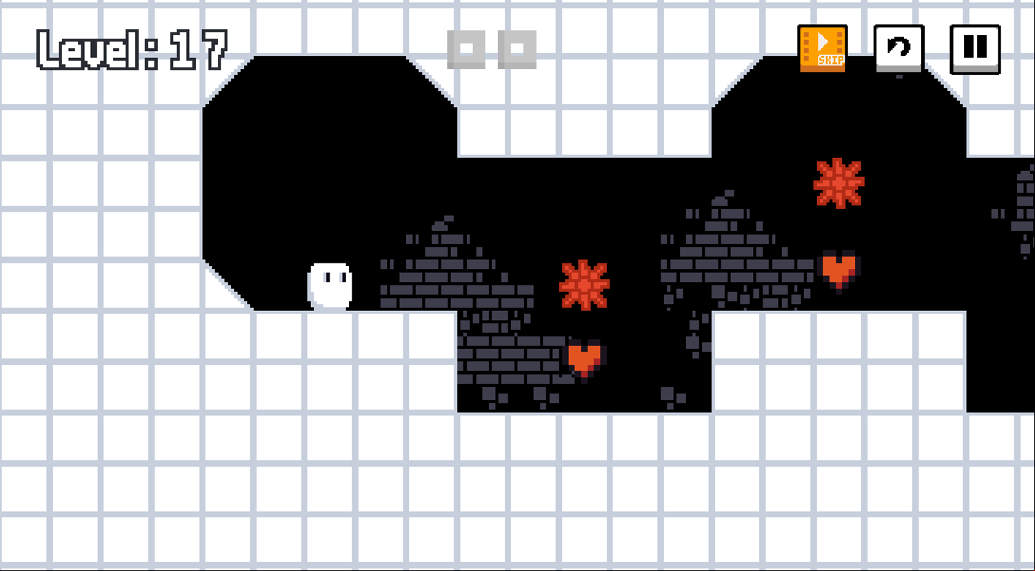 Jumpster Game Level Progress Screenshot.