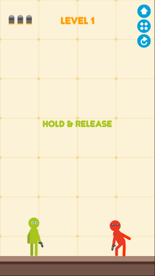 Master Fall Down Game Level Start Screenshot.