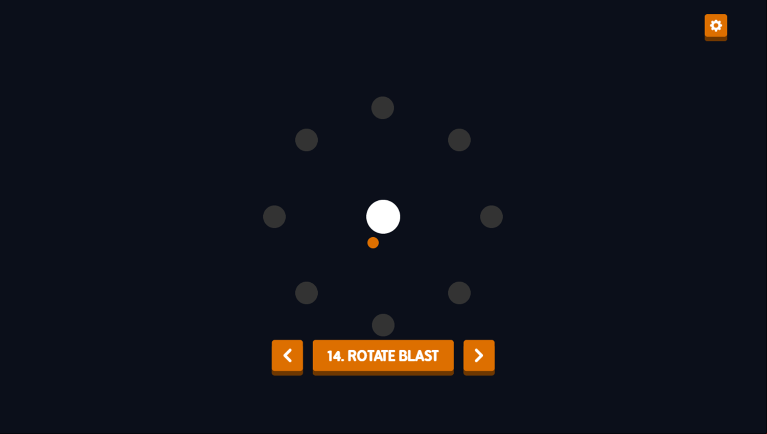 Mini Games Game 14 Rotate Blast Screenshot.