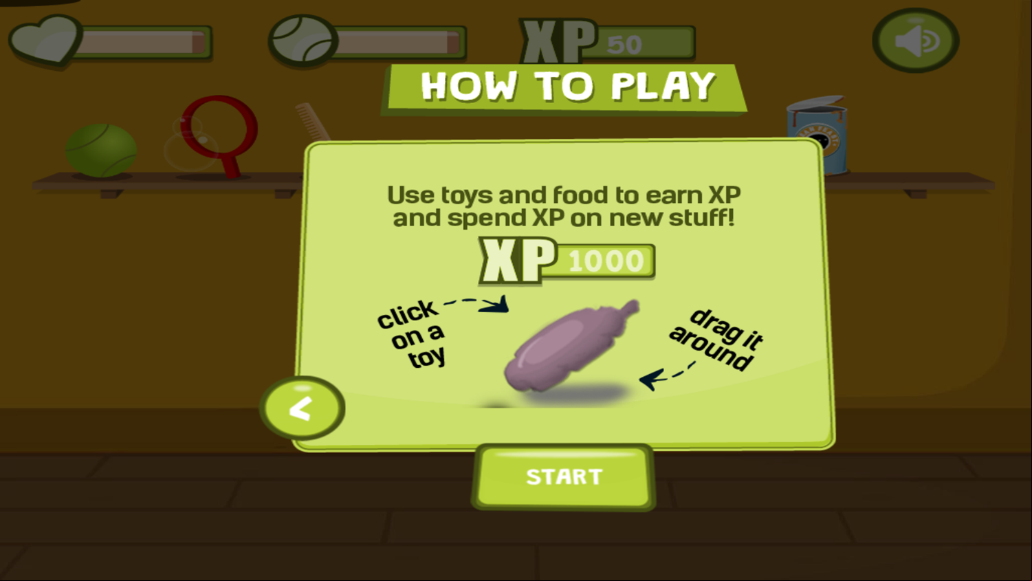 My Pet Fart Game Extra Tips Screenshot.