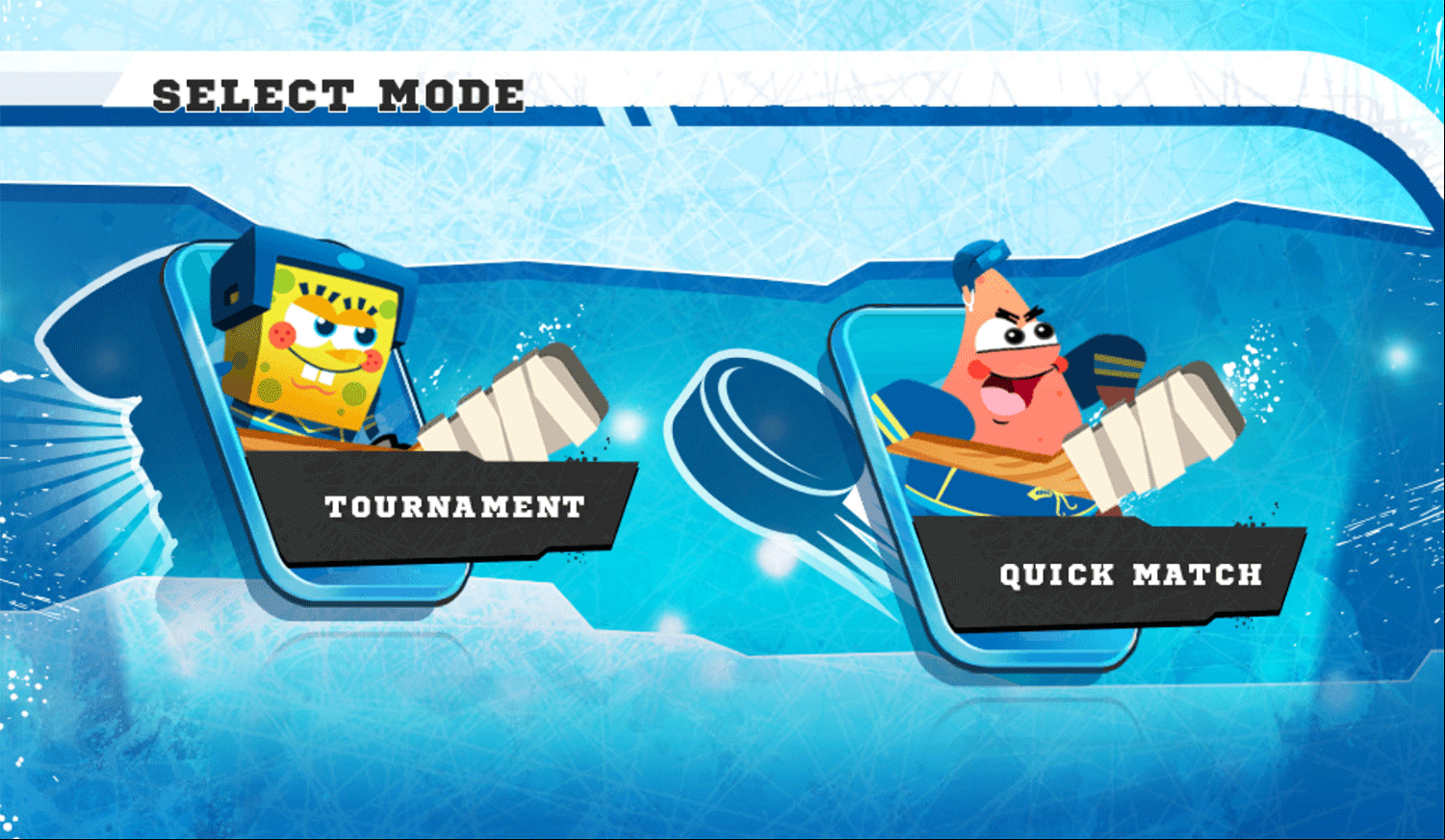 Nick Hockey Stars Select Mode Screenshot.
