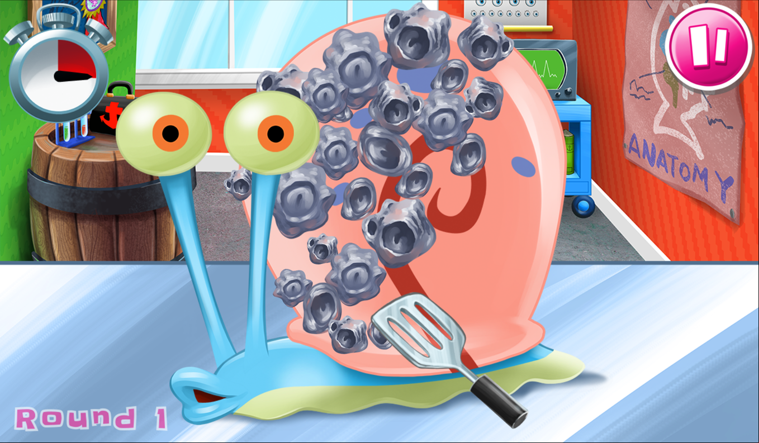 Nick Pet Vet Treat Gary Gameplay Screenshot.