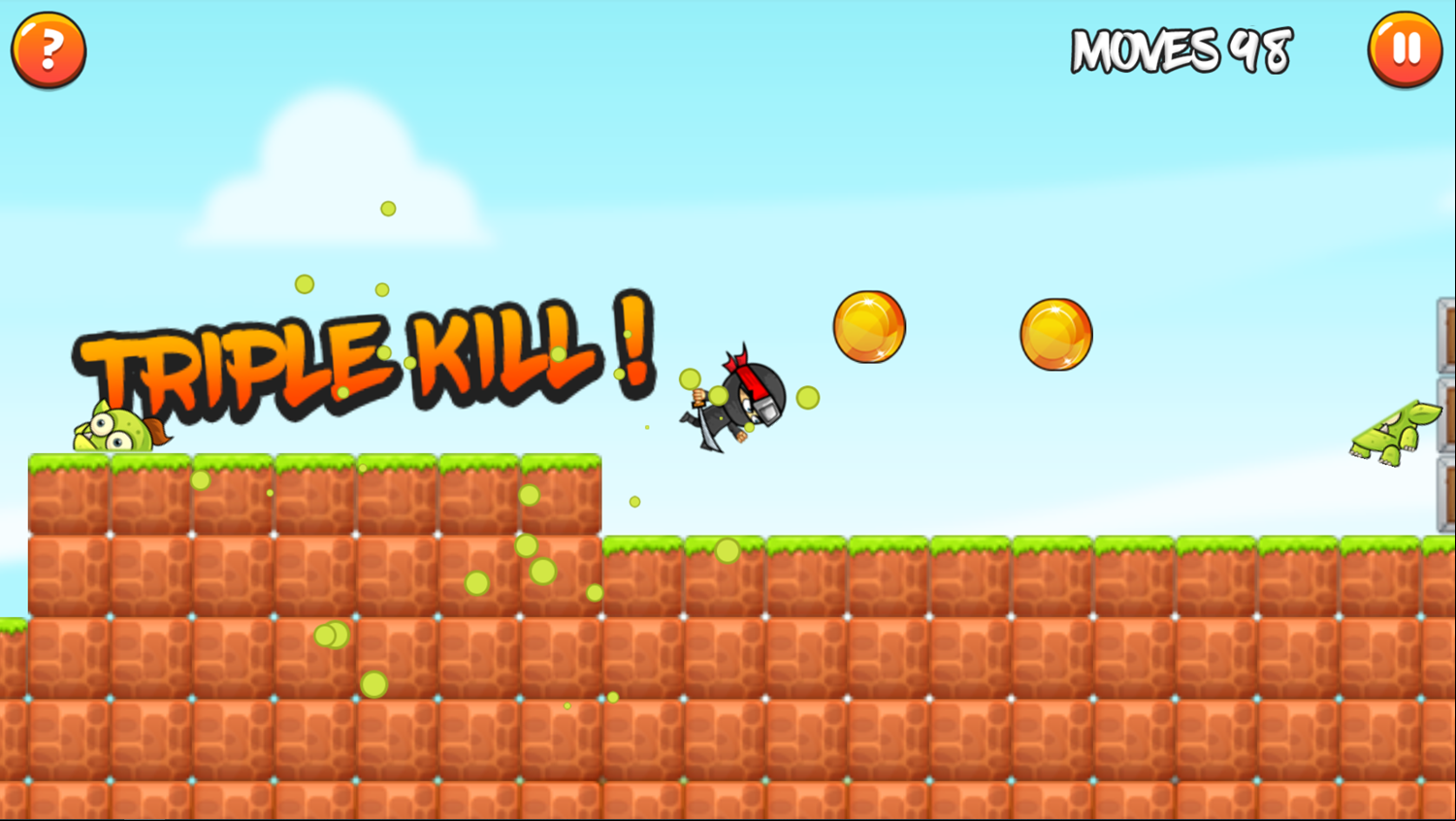 Ninja Boy Game Next Level Screenshot.