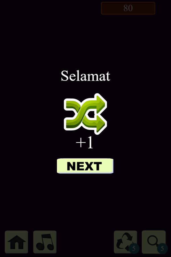 Number Connect Game Level Complete Screenshot.