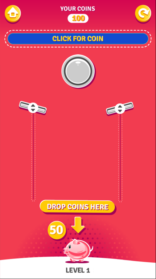 Piggy Bank Game How to Play Screen Screenshot.