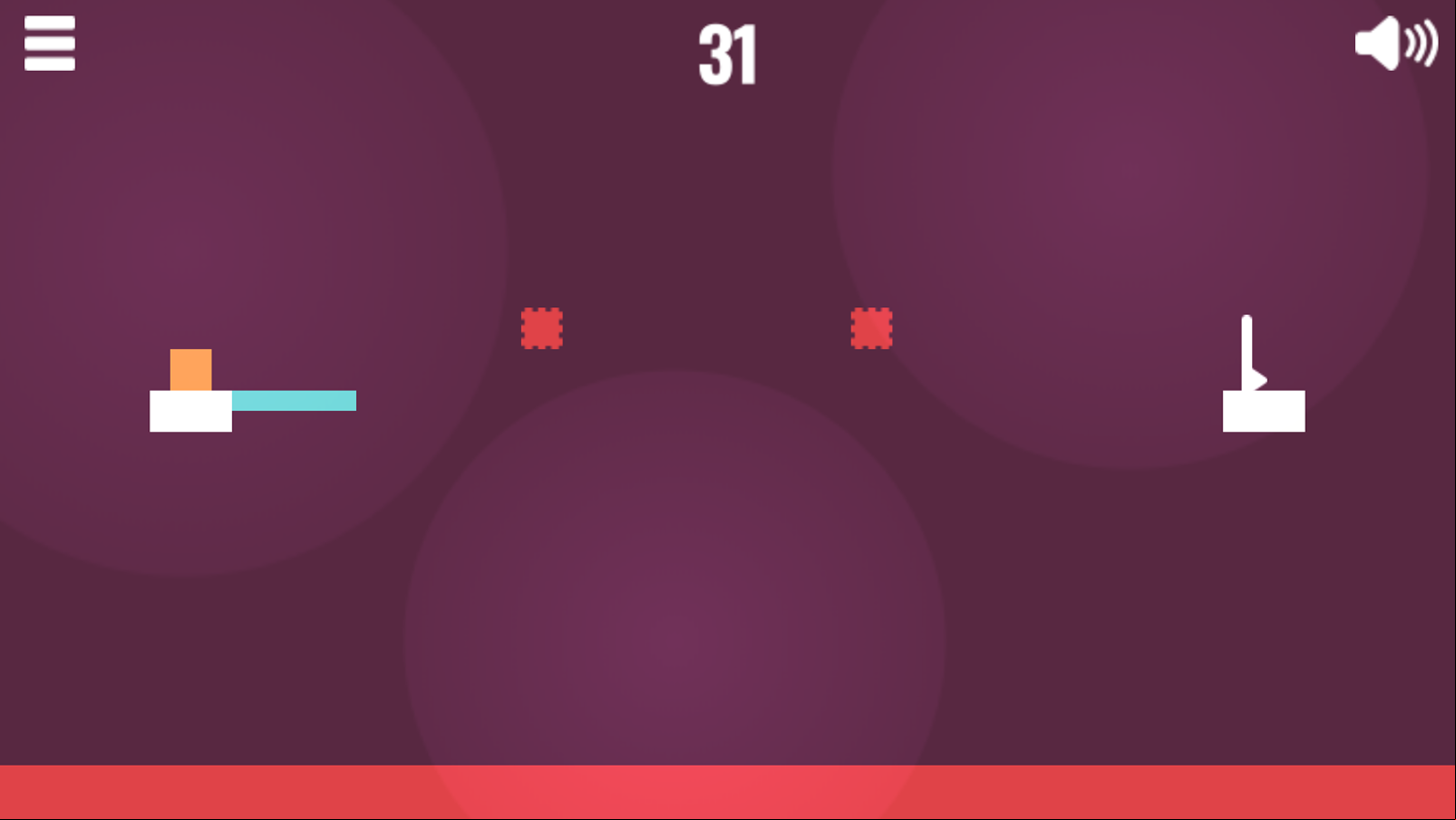 Pixel Challenge Game Level With a Moving Platform Screenshot.