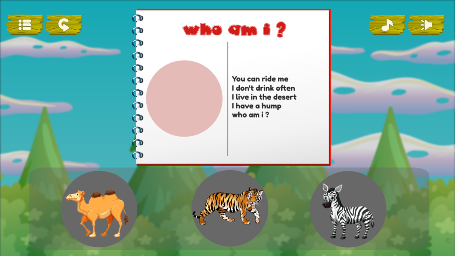 Poetry Puzzle Game Level Question Screenshot.