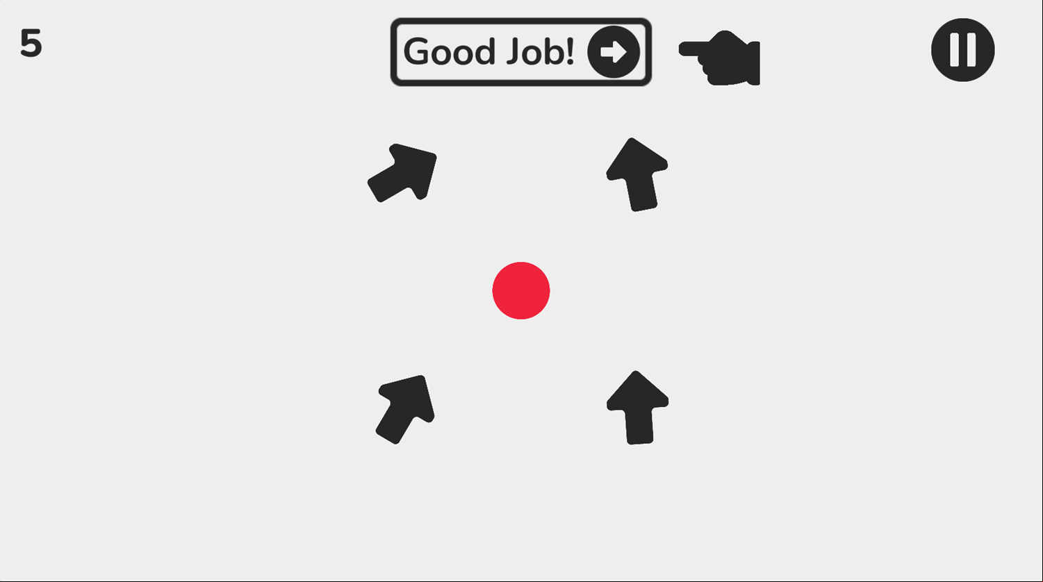 Point Game Level Complete Screenshot.