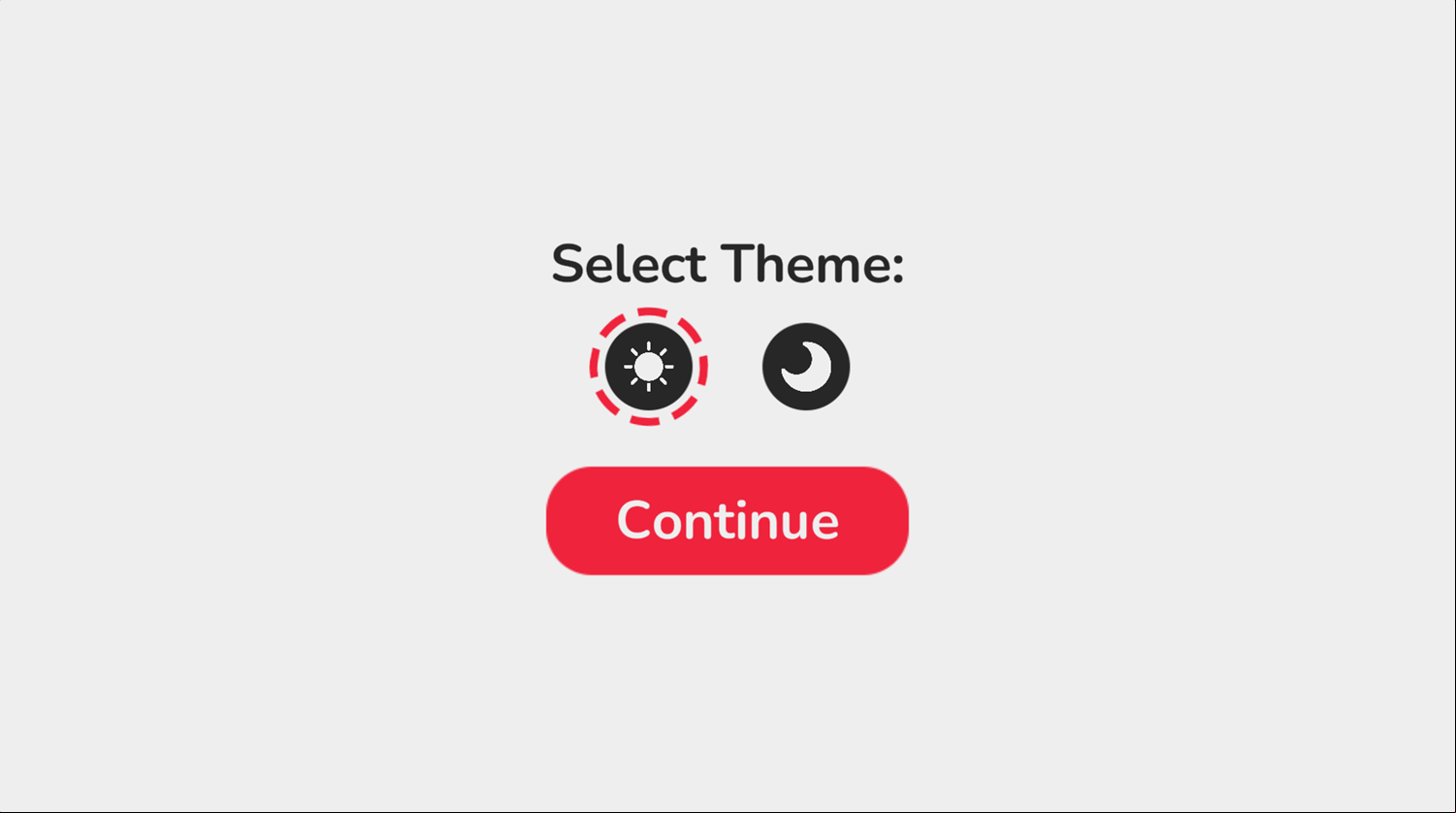 Point Game Select Theme Screenshot.
