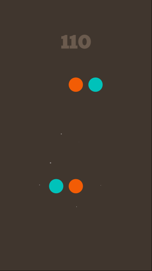 Push Balls Game Over Screenshot.