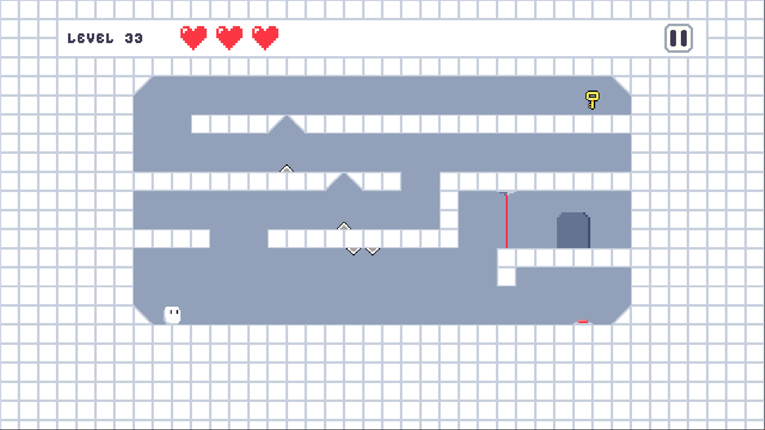 Reborn Relics Game Level With Narrow Jumps Screenshot.