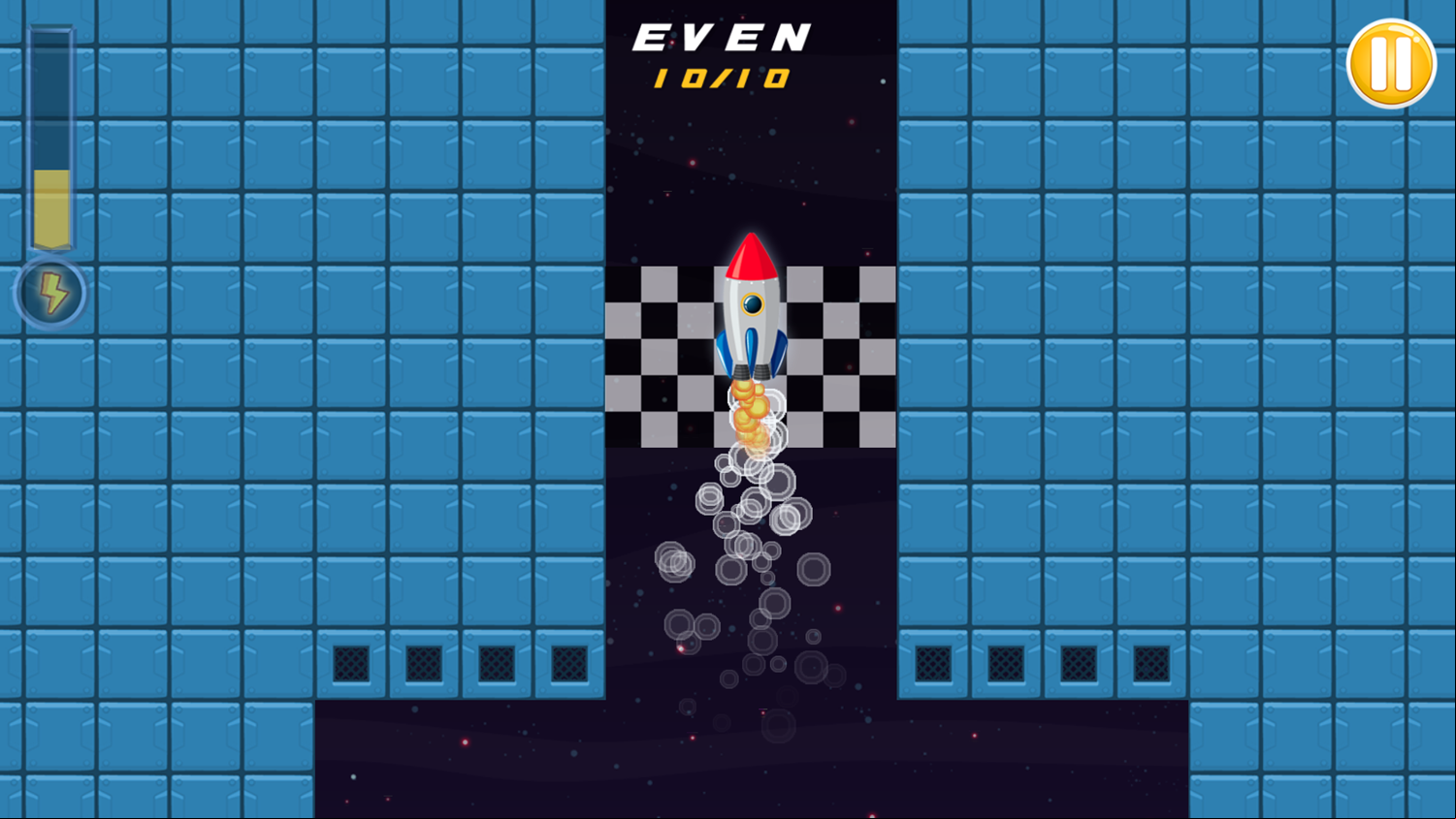 Rocket Balance Even Odd Game Level Complete Screenshot.