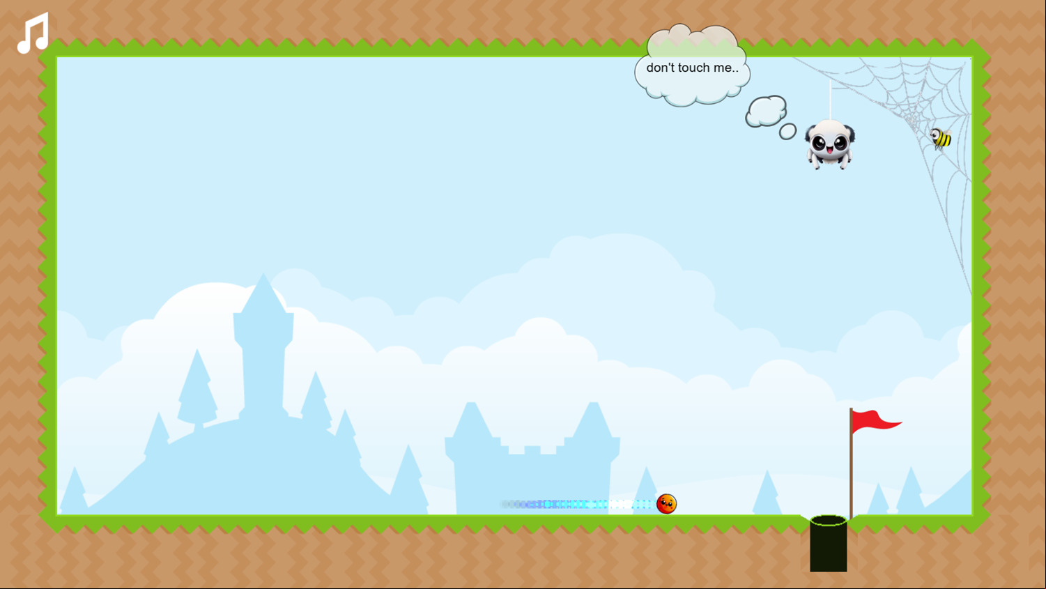Roll and Escape Game Level Play Screenshot.