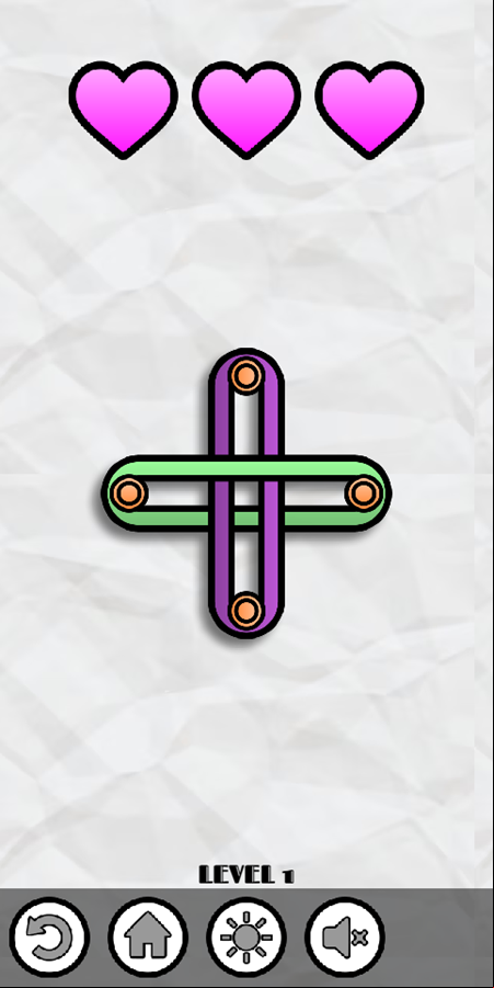 Rubbers Master Game Level Start Screenshot.
